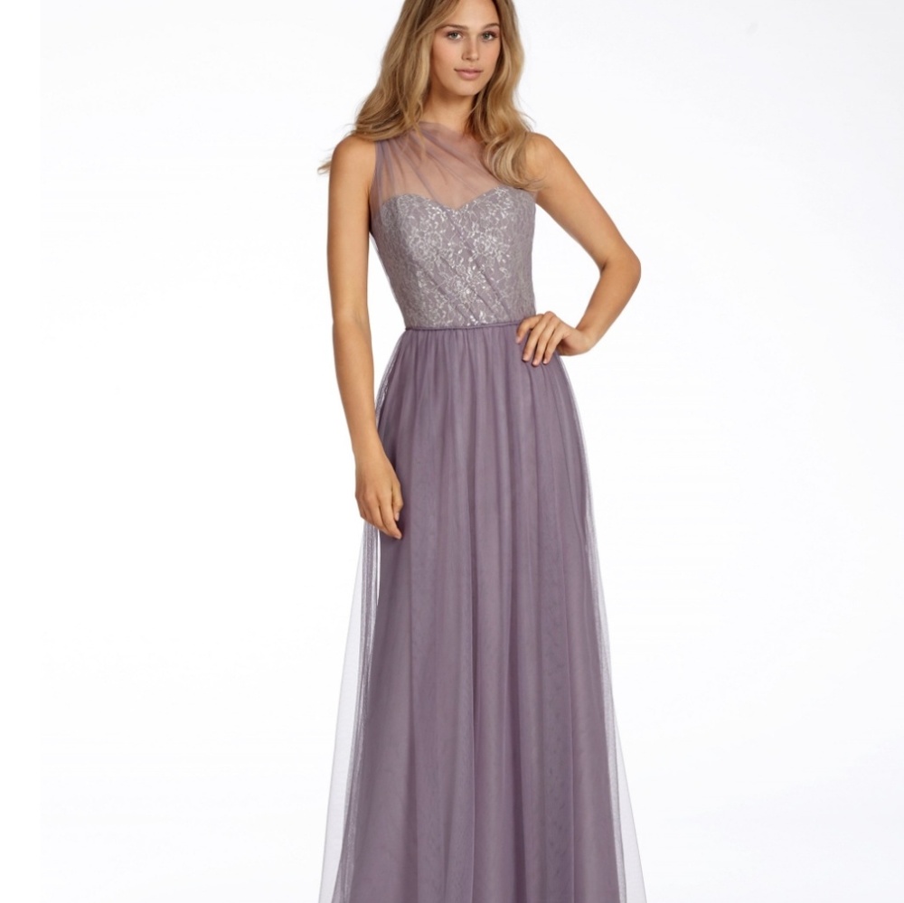 Hayley paige 5703 mesh lace dress
